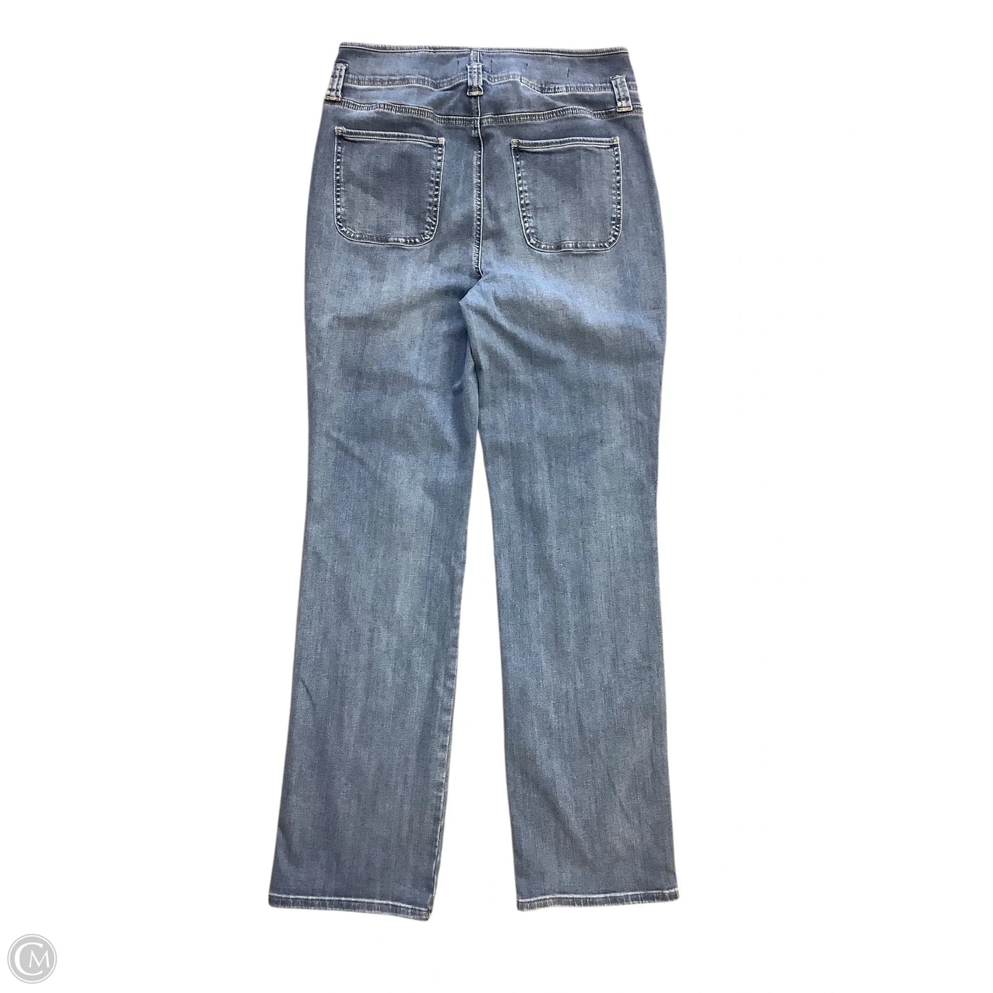 Jeans Straight By Not Your Daughters Jeans In Blue Denim, Size: 10