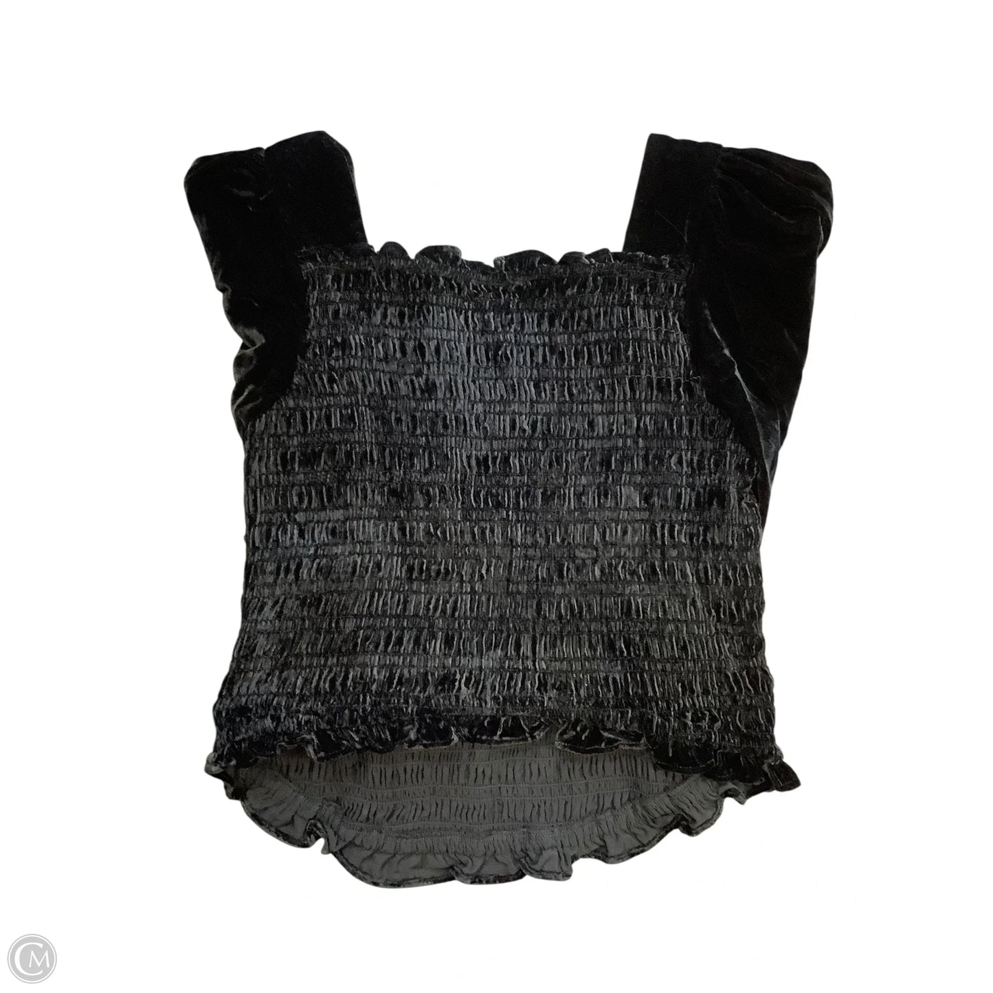 Blouse Long Sleeve By Torrid In Black, Size: 0