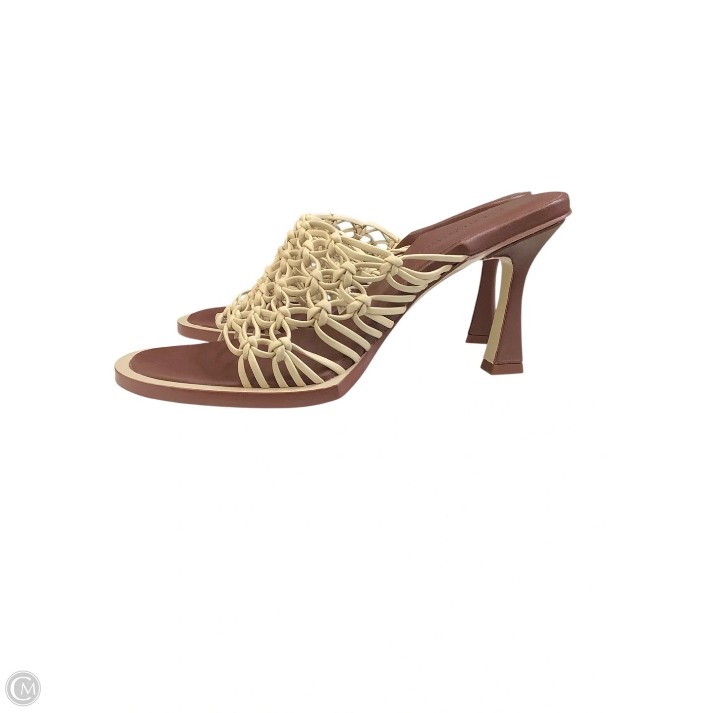 Sandals Heels Stiletto By Cma In Brown, Size: 7.5