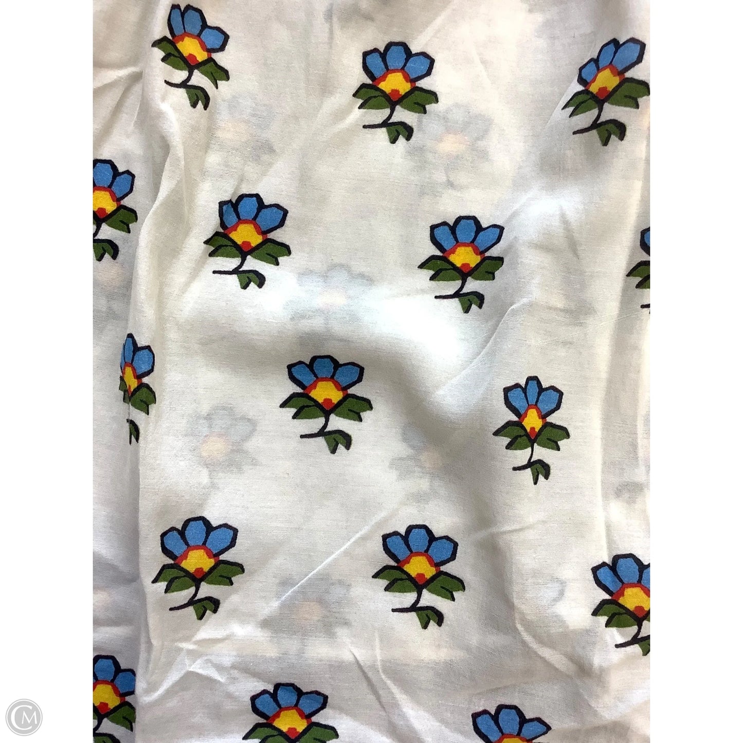 Blouse Long Sleeve By Rhode In Floral Print, Size: S