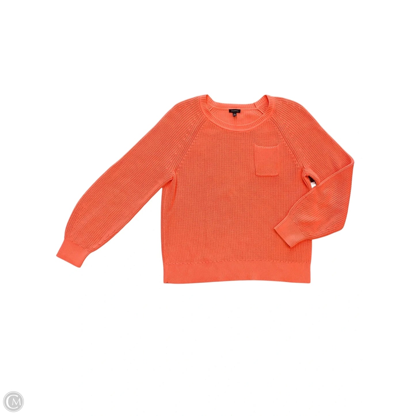 Sweater By Talbots In Orange, Size: L