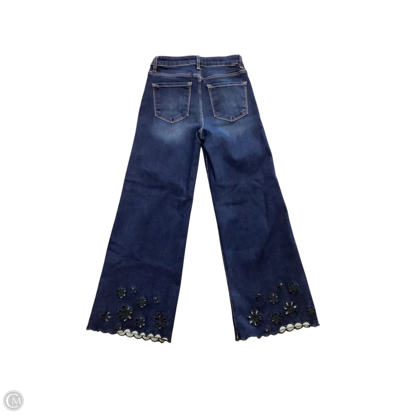 Jeans Flared By Risen In Blue Denim, Size: 3 (26)
