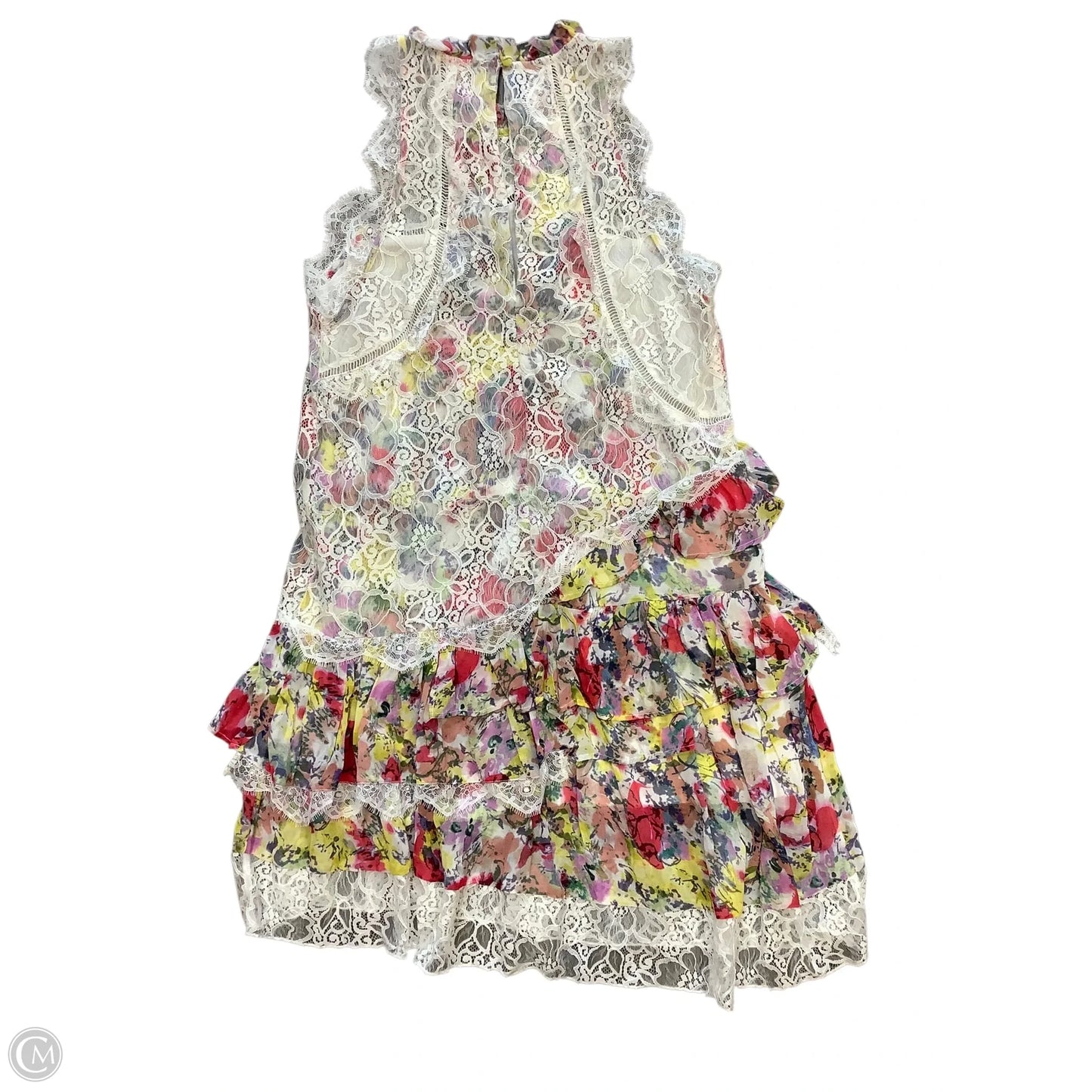 Dress Party Short By Anthropologie In Floral Print, Size: S
