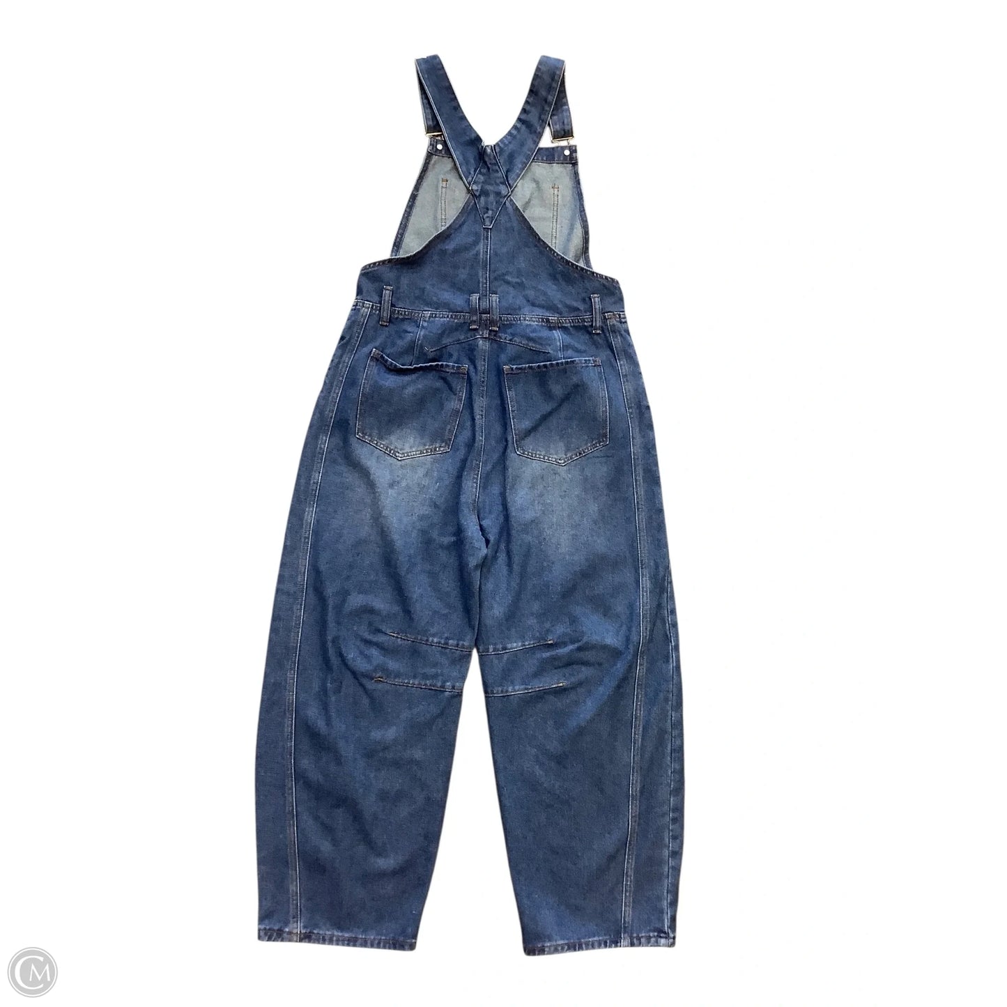 Overalls By Clothes Mentor In Blue Denim, Size: M