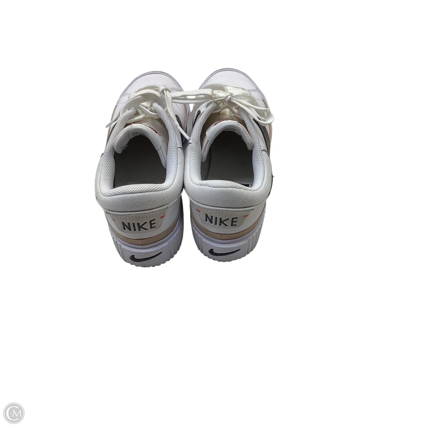 Shoes Athletic By Nike In White, Size: 10