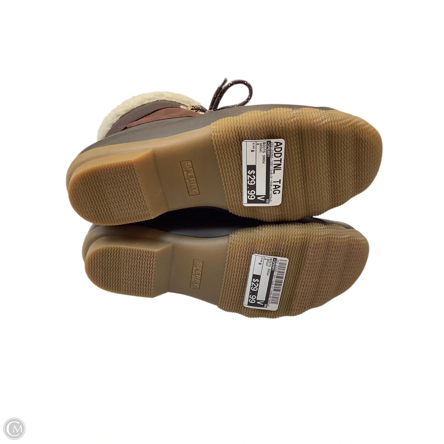 Boots Snow By Sperry In Brown, Size: 8