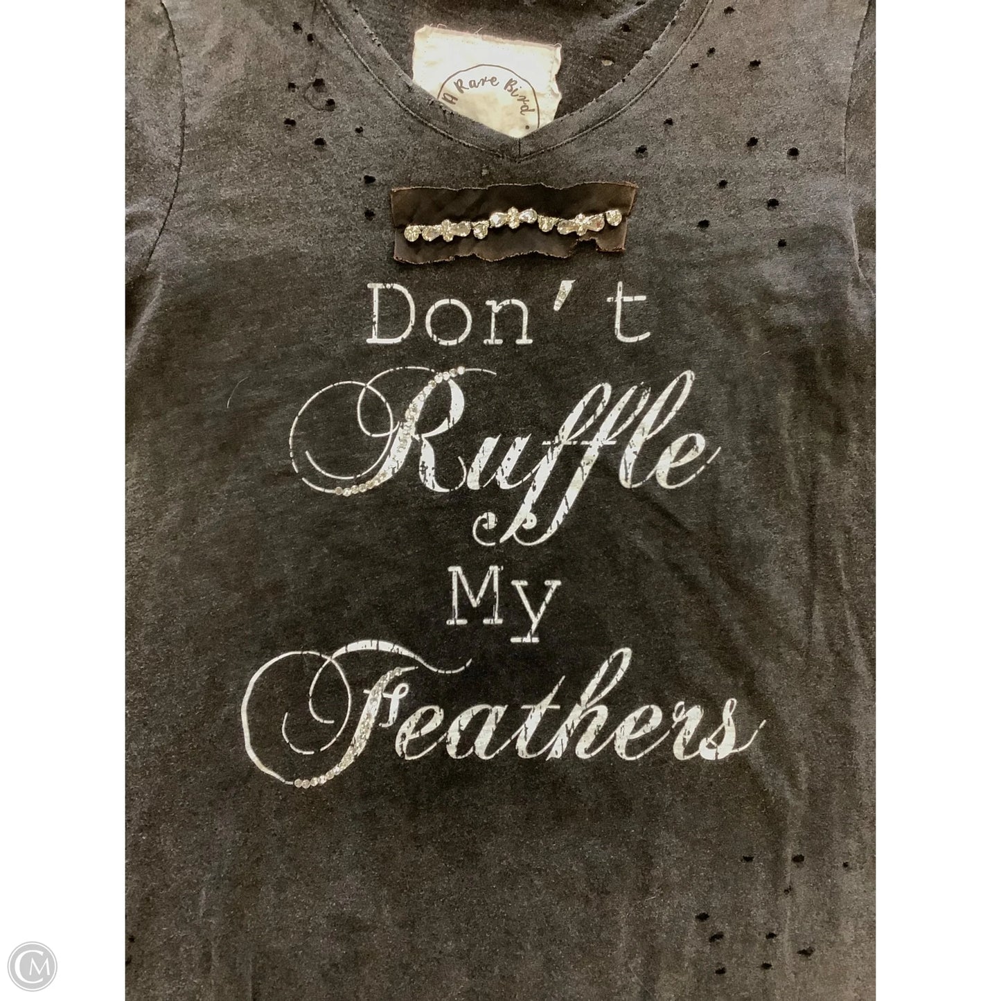 Tunic Short Sleeve By Cma In Black, Size: M