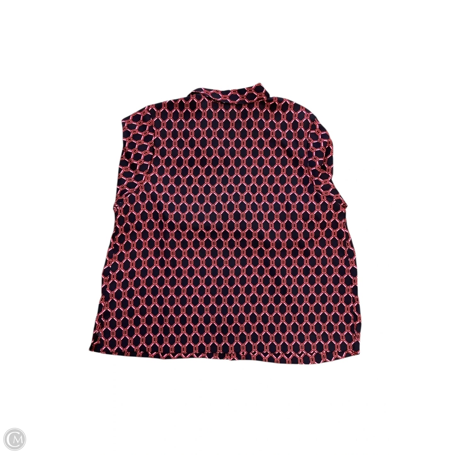 Blouse Long Sleeve By J. Jill In Blue & Pink, Size: Xl