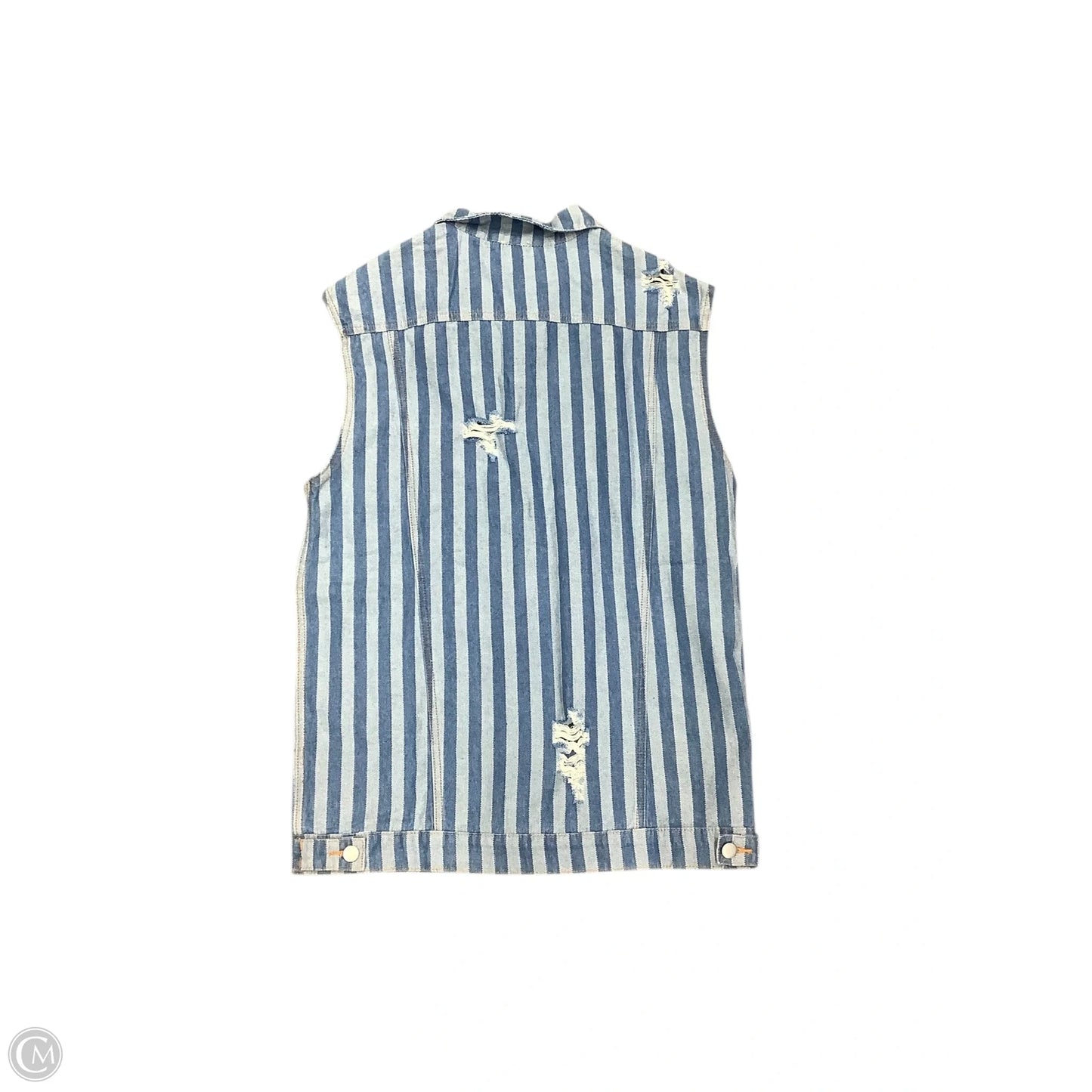 Vest Other By Umgee In Blue Denim, Size: L