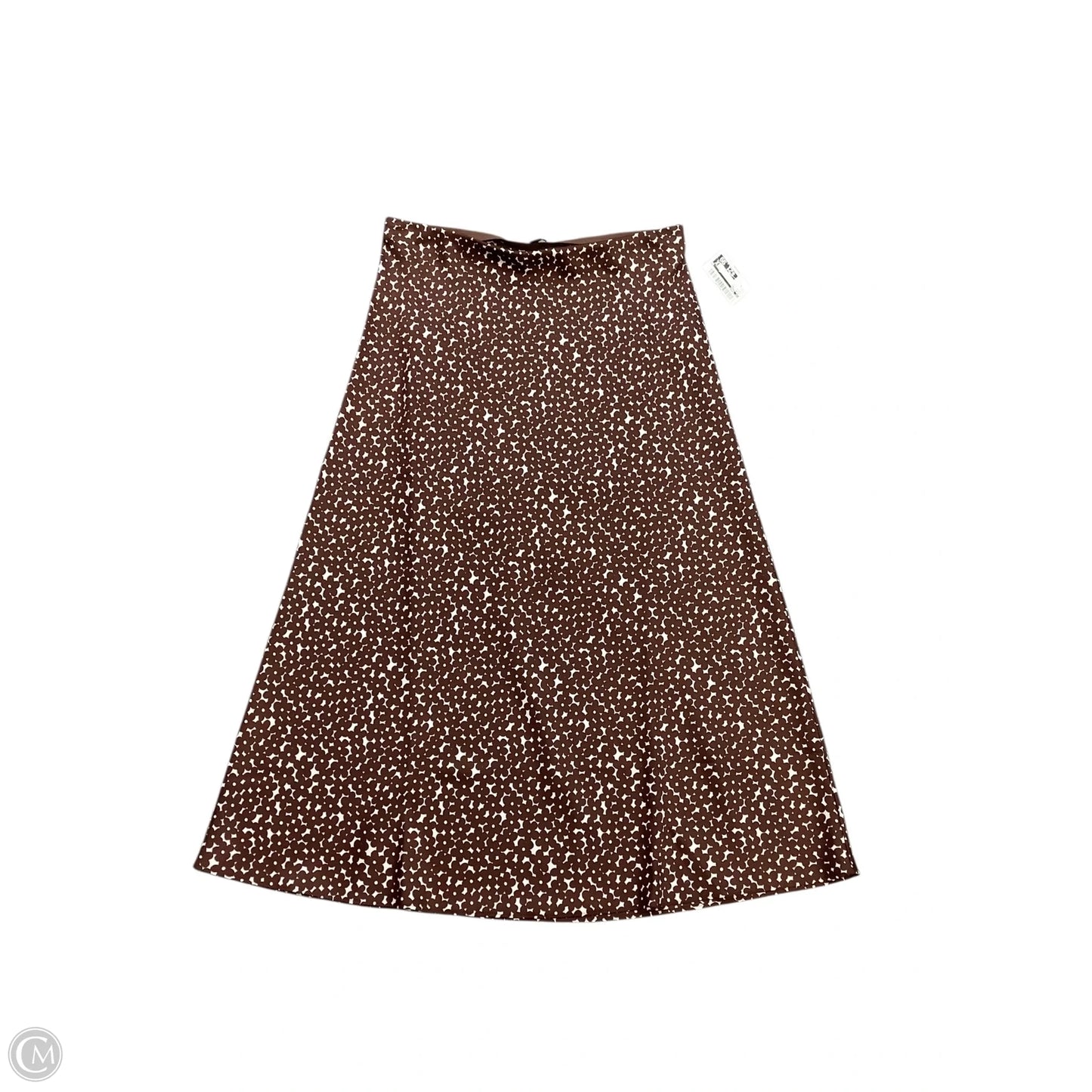 Skirt Maxi By J. Crew In Brown & White, Size: S