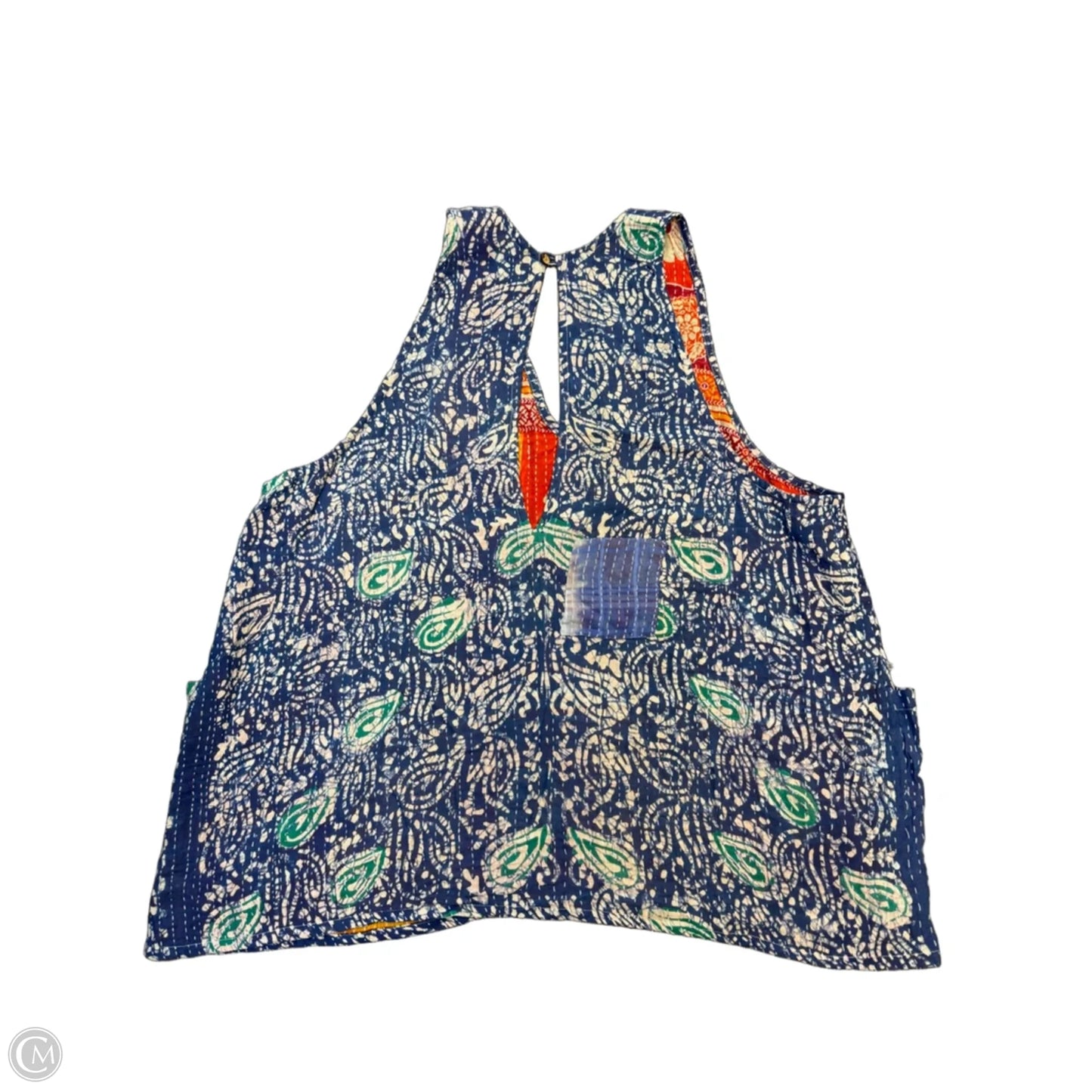 Tunic Sleeveless By Cmb In Blue, Size: Osfm