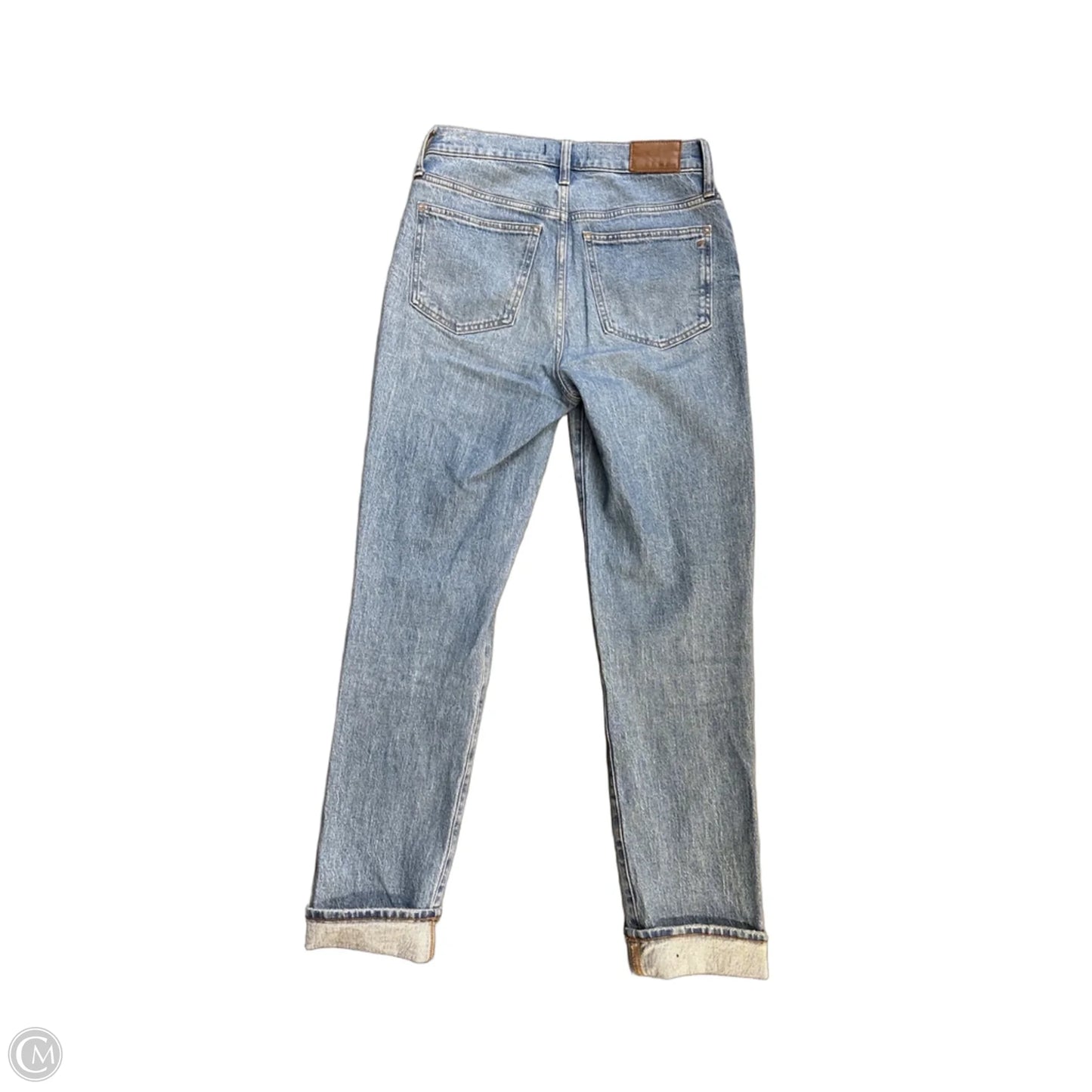 Jeans Straight By Madewell In Blue Denim, Size: 4l