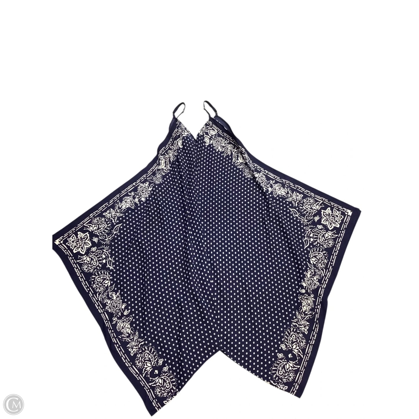 Dress Casual Maxi By Tommy Bahama In Blue & White, Size: L