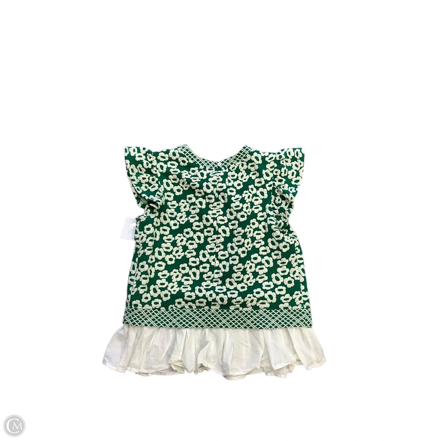 Blouse Sleeveless By Voy In Green, Size: S