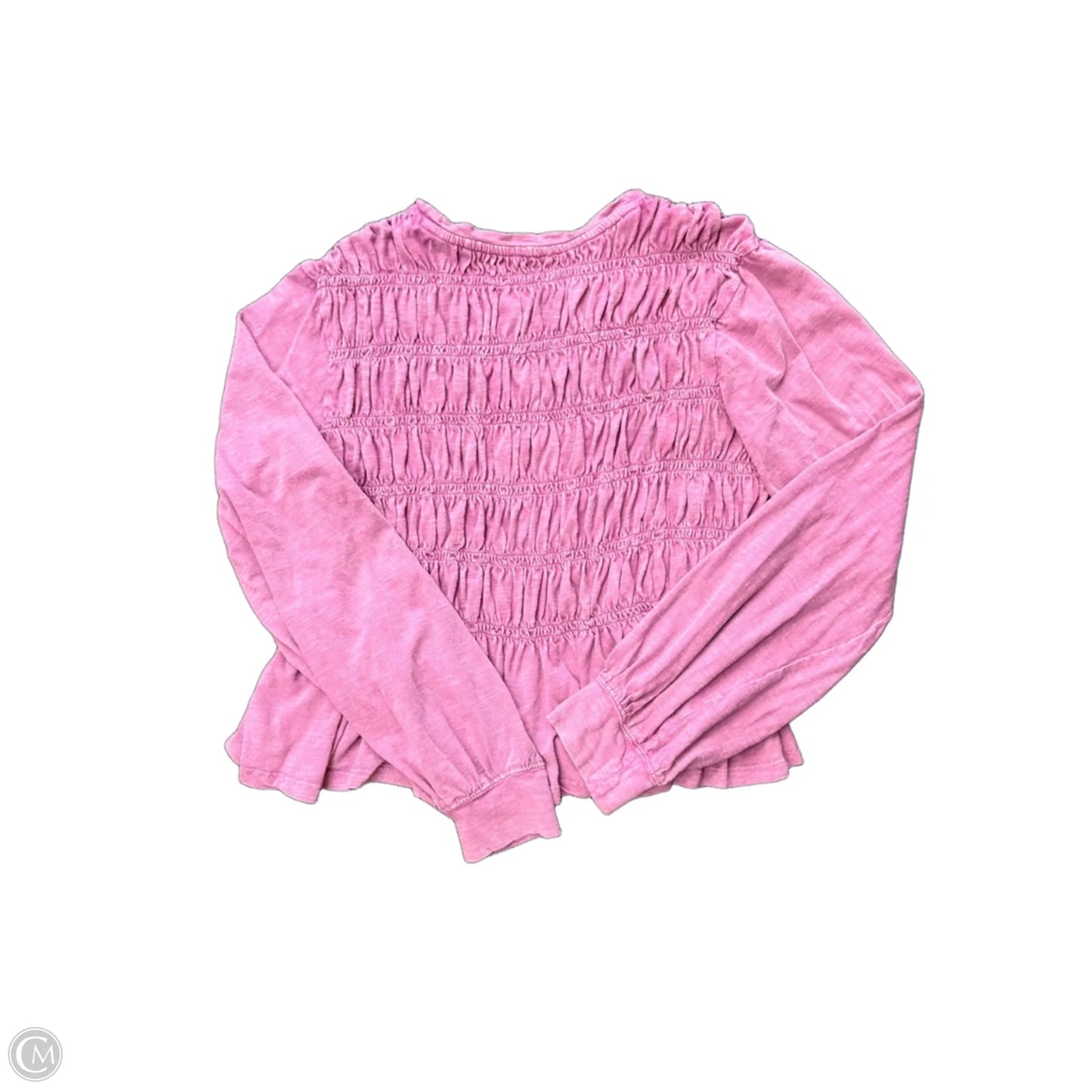 Top Long Sleeve Basic By Pilcro In Purple, Size: M