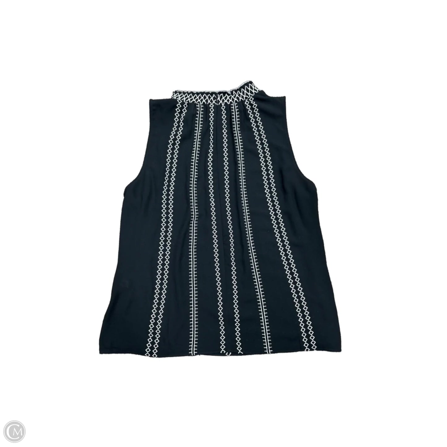 Blouse Sleeveless By White House Black Market In Black & White, Size: 12