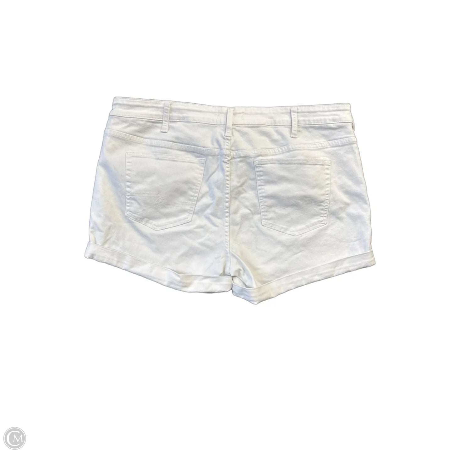 Shorts By Silver In White Denim, Size: 18