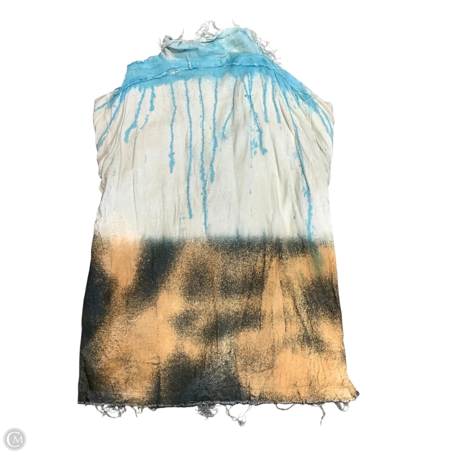 Kimono By Cmb In Blue & Brown, Size: Osfm