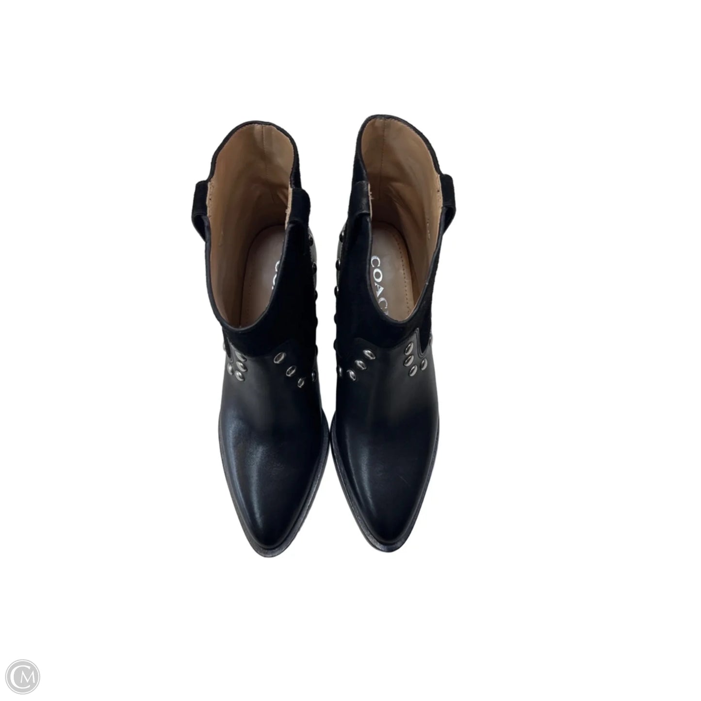 Boots Designer By Coach In Black, Size: 6