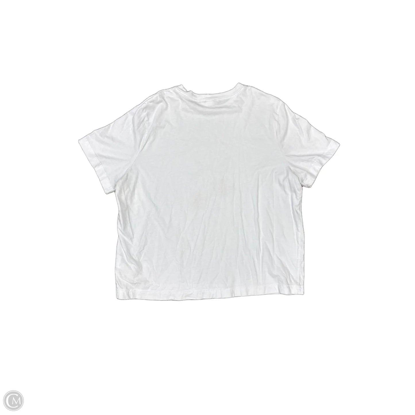 Top Short Sleeve Basic By H&m In White, Size: Xl