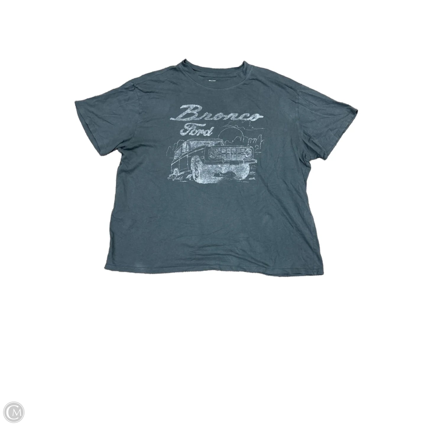 Top Short Sleeve Basic By Abercrombie And Fitch In Grey, Size: L