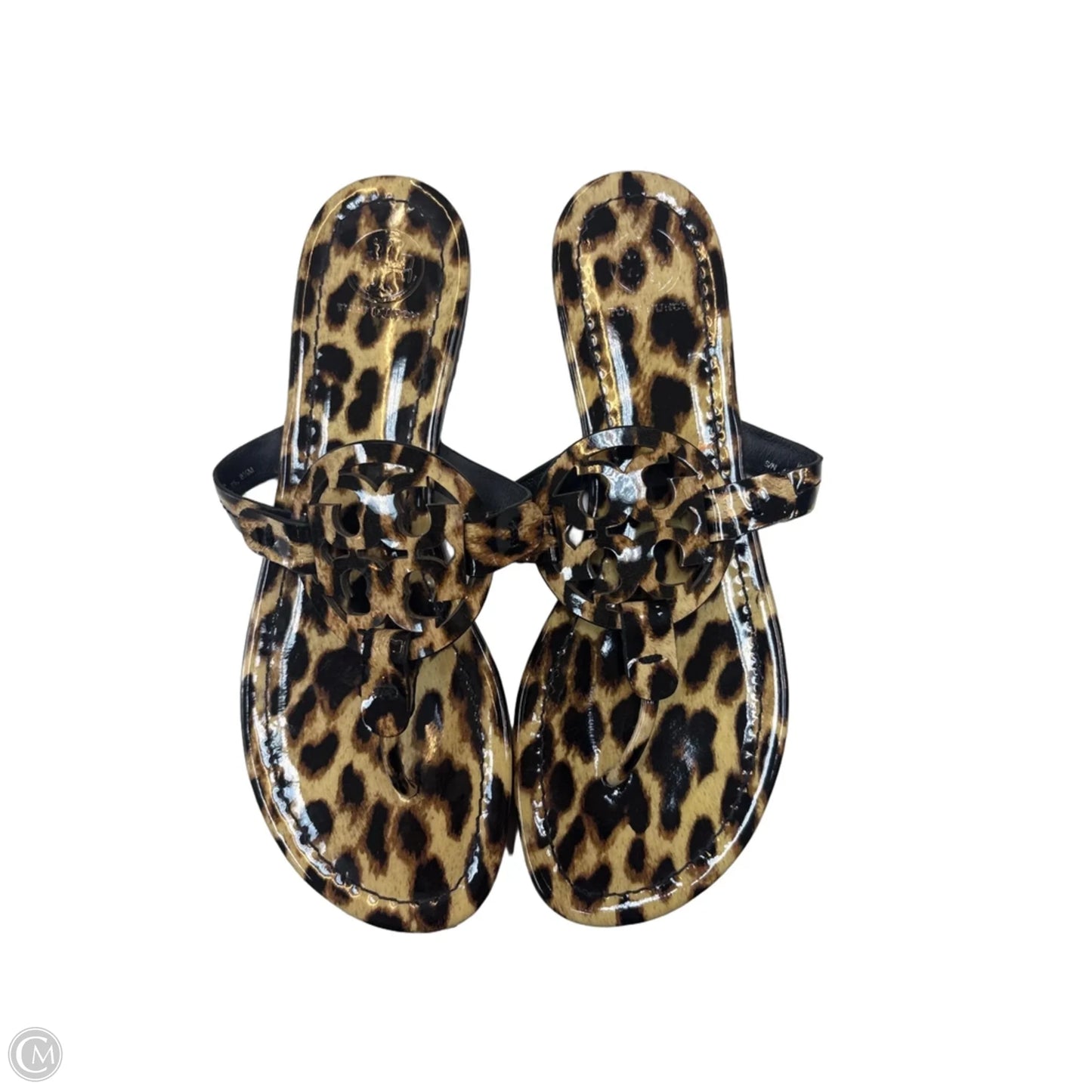 Sandals Designer By Tory Burch In Animal Print, Size: 8.5