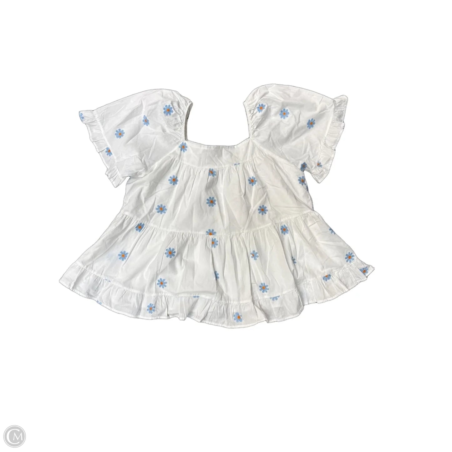 Top Short Sleeve By Hayden La In White, Size: L