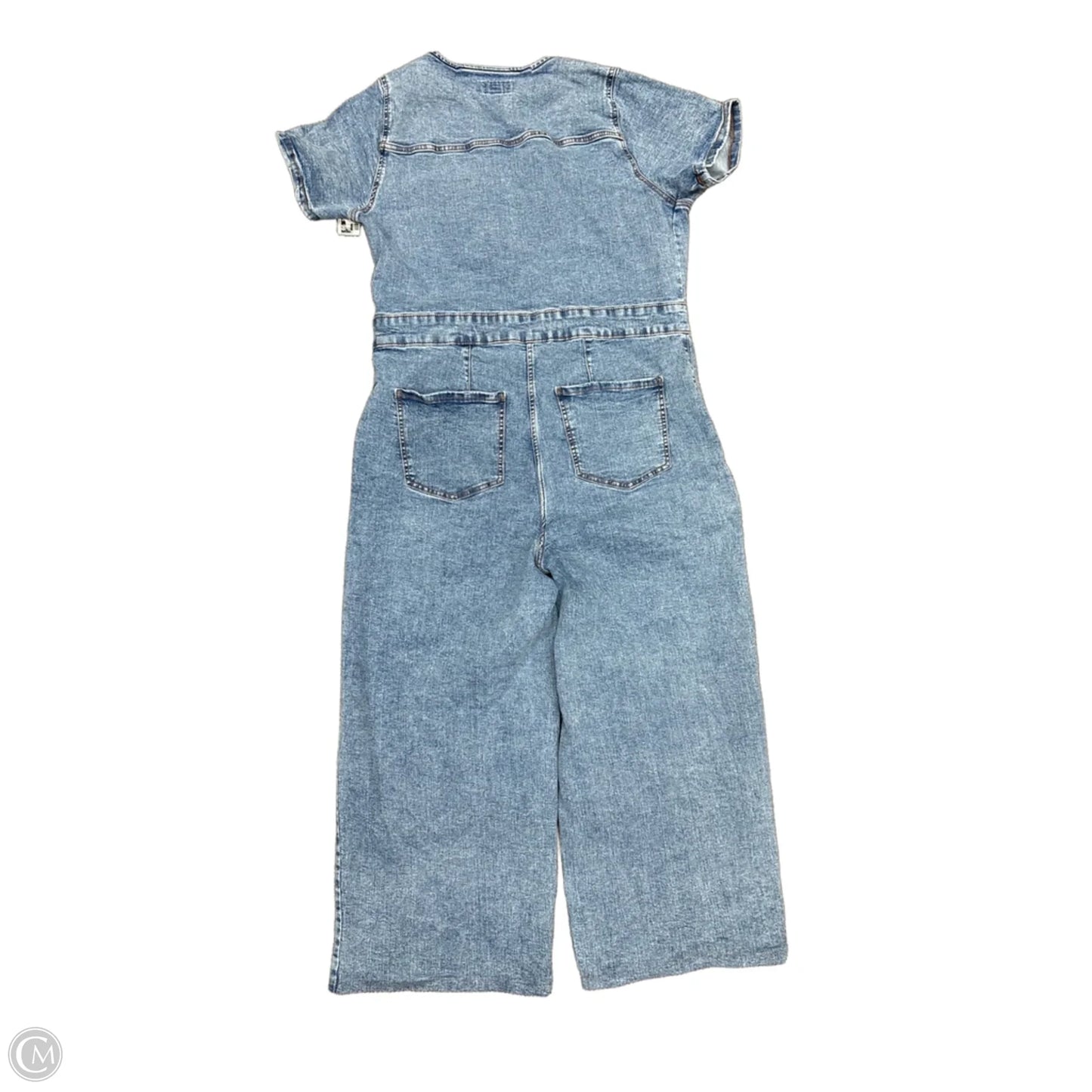 Jumpsuit By Ava & Viv In Blue Denim, Size: 16