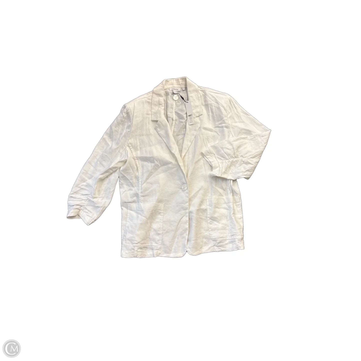 Blazer By Chicos In Black & White, Size: L