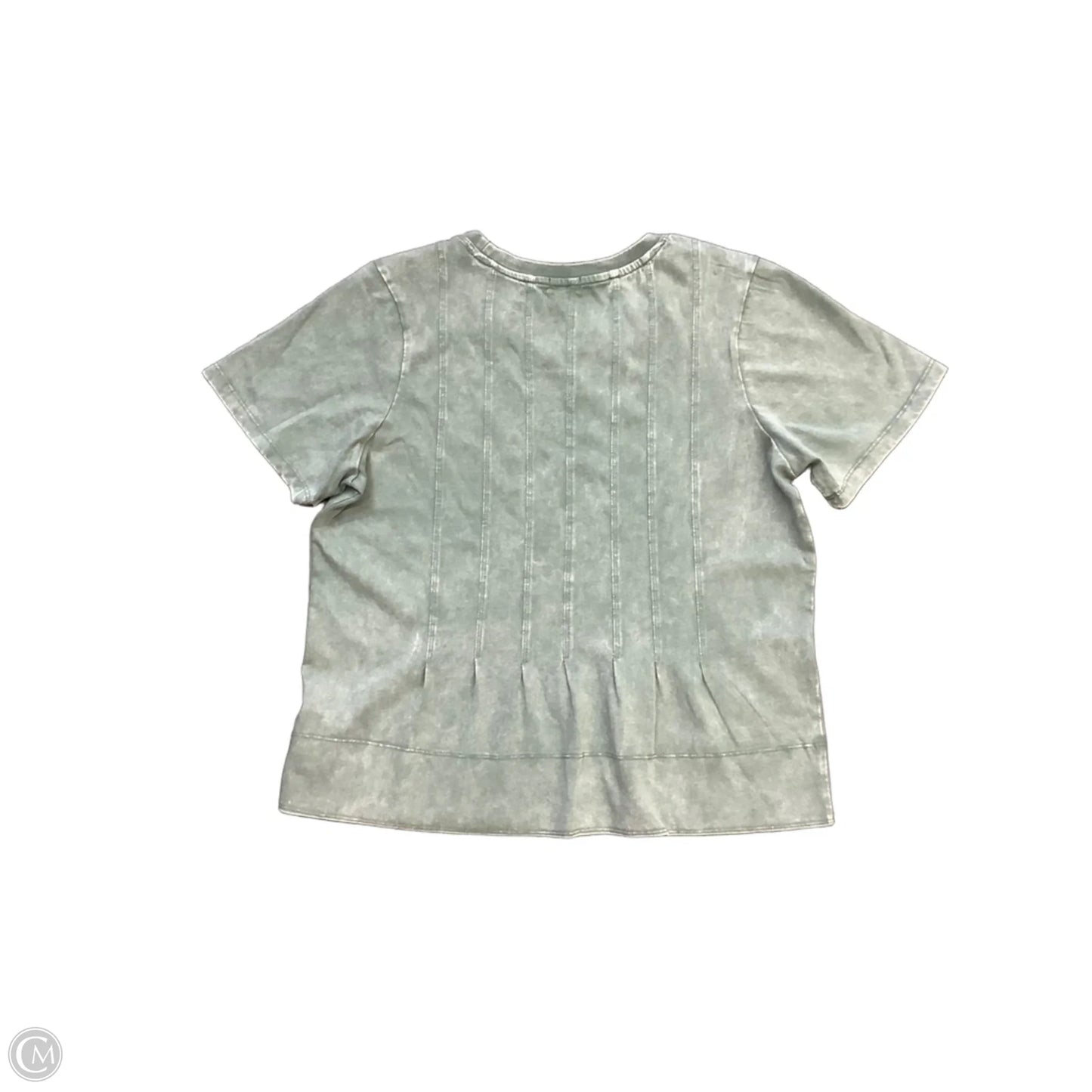 Top Short Sleeve Basic By Buckle Black In Green, Size: M