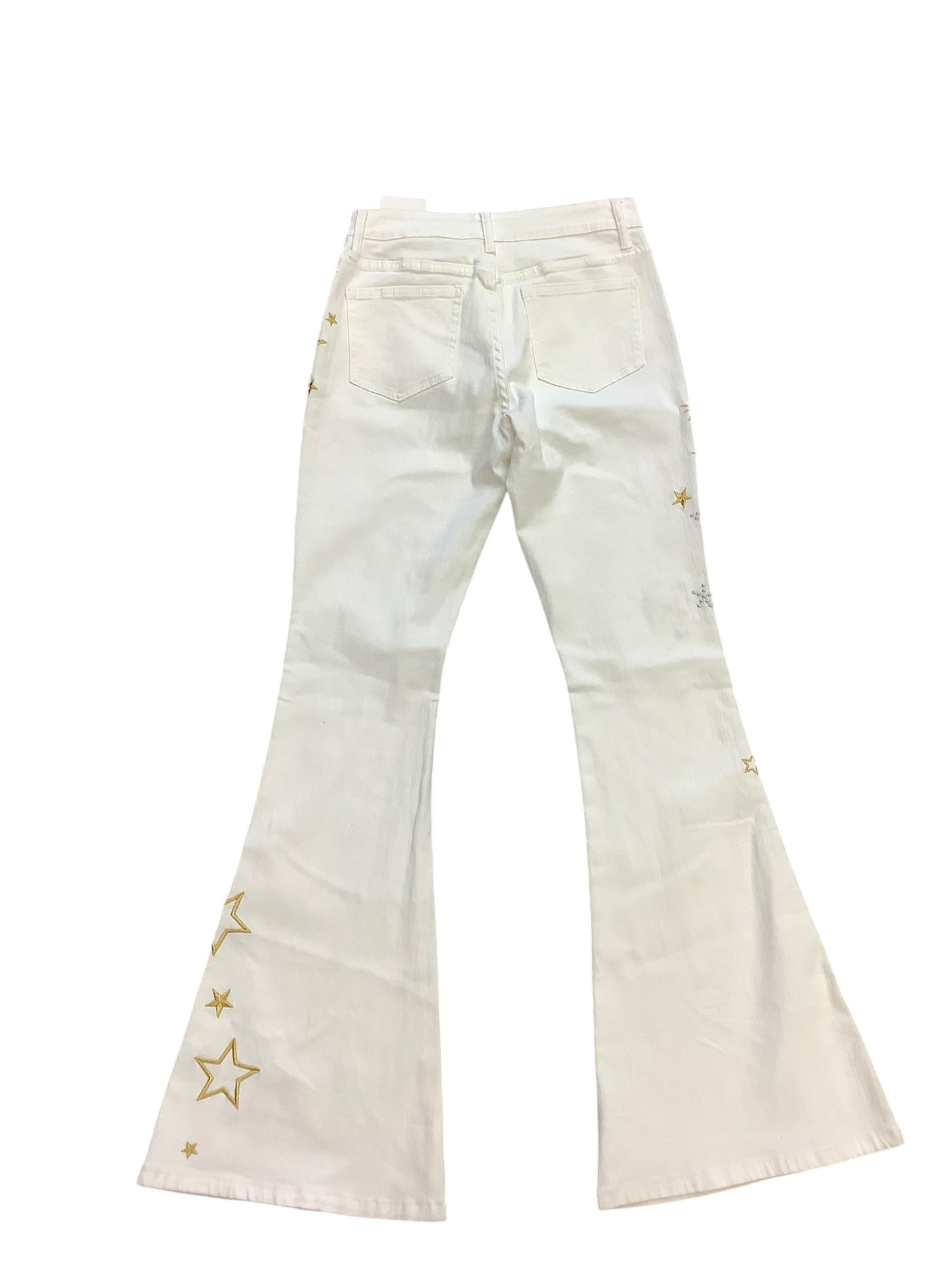 Jeans Flared By Cmc In White, Size: M