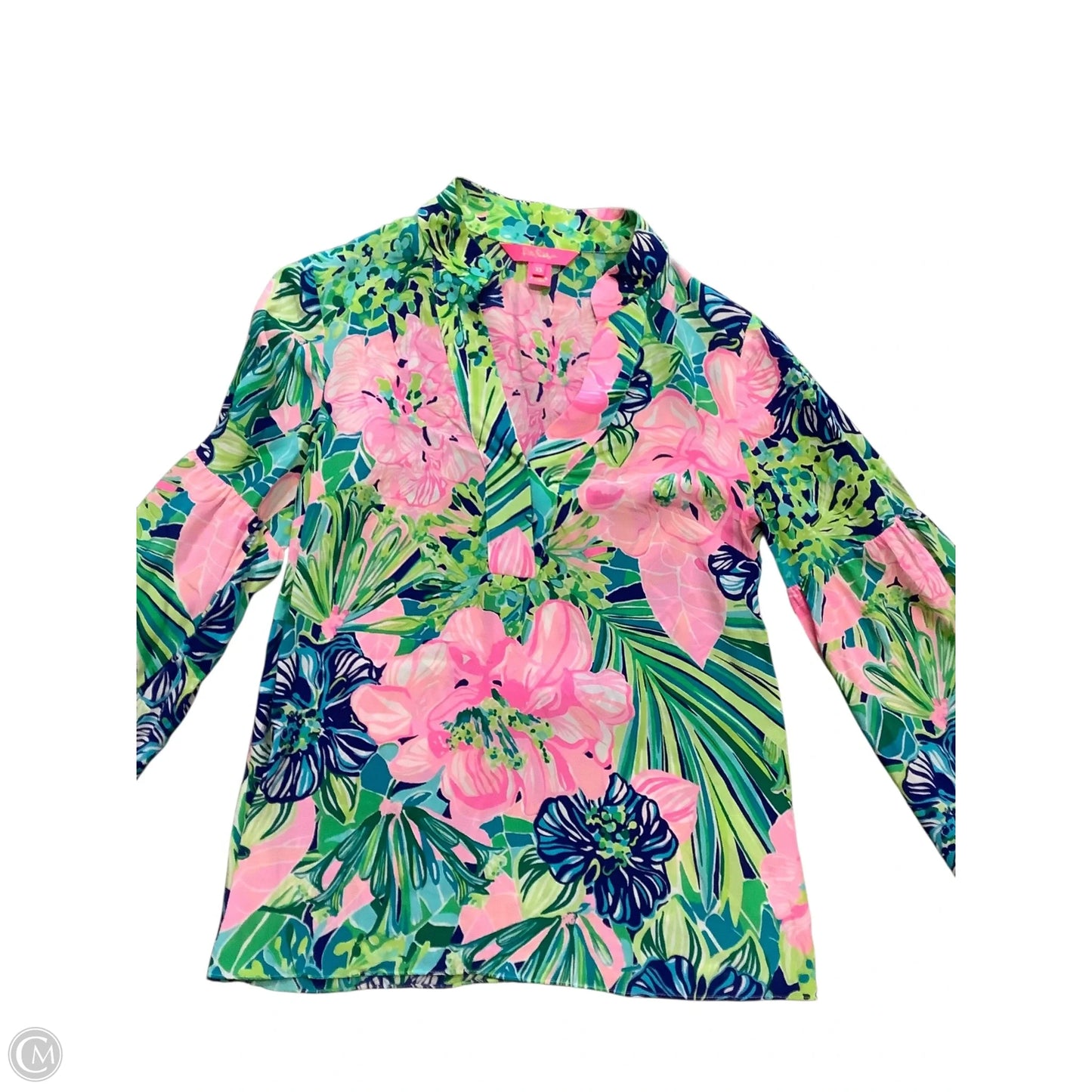 Blouse Designer By Lilly Pulitzer In Pink, Size: Xs