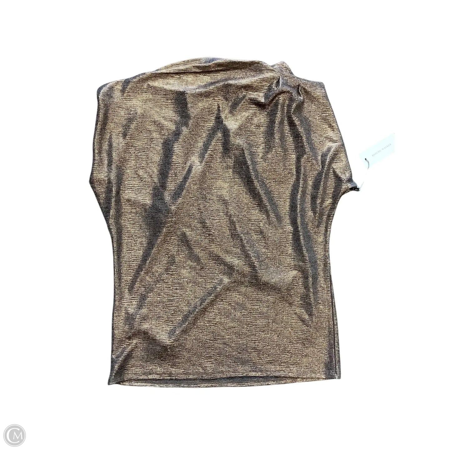 Blouse Long Sleeve By Cma In Bronze, Size: M