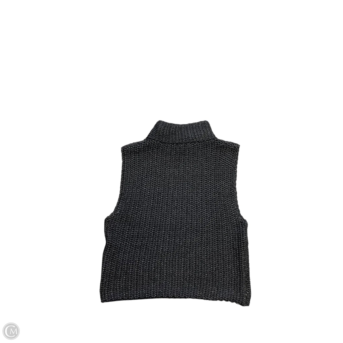 Vest Sweater By Cma In Black, Size: M
