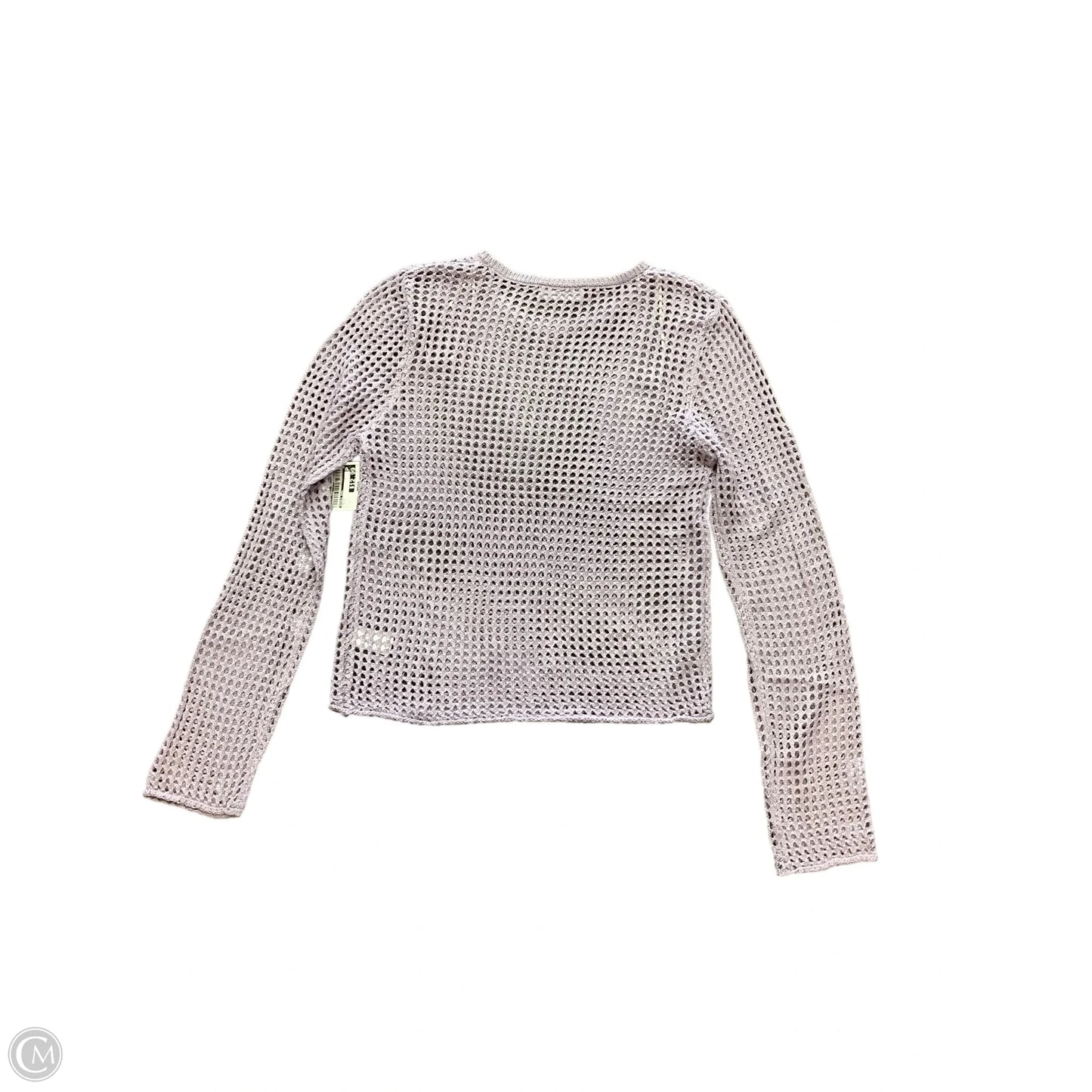 Top Long Sleeve By Double Zero In Purple, Size: L