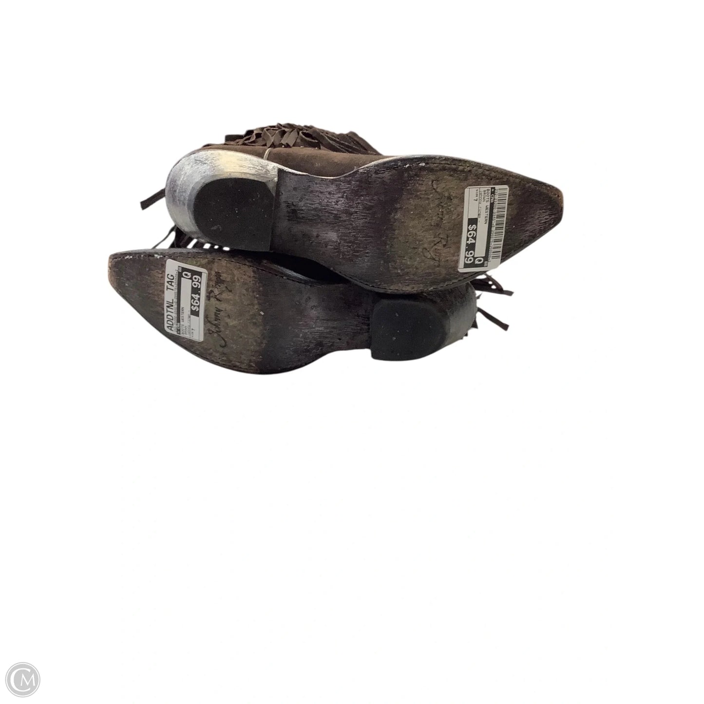 Boots Western By Cma In Brown, Size: 7