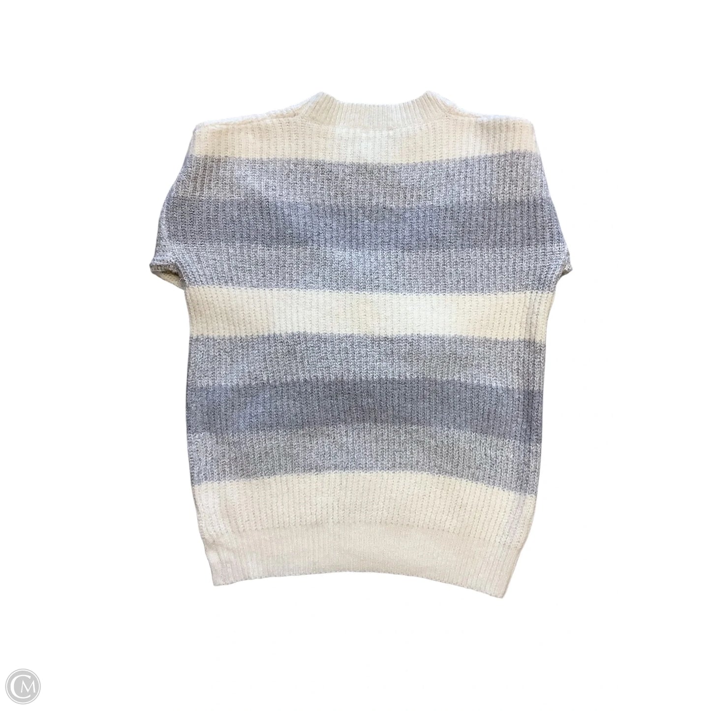 Sweater By Mystree In Grey & White, Size: S