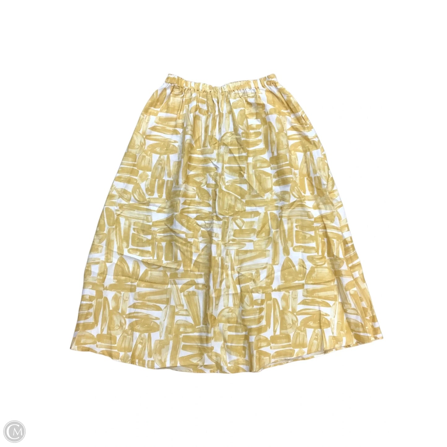 Skirt Maxi By Banana Republic In Yellow, Size: L