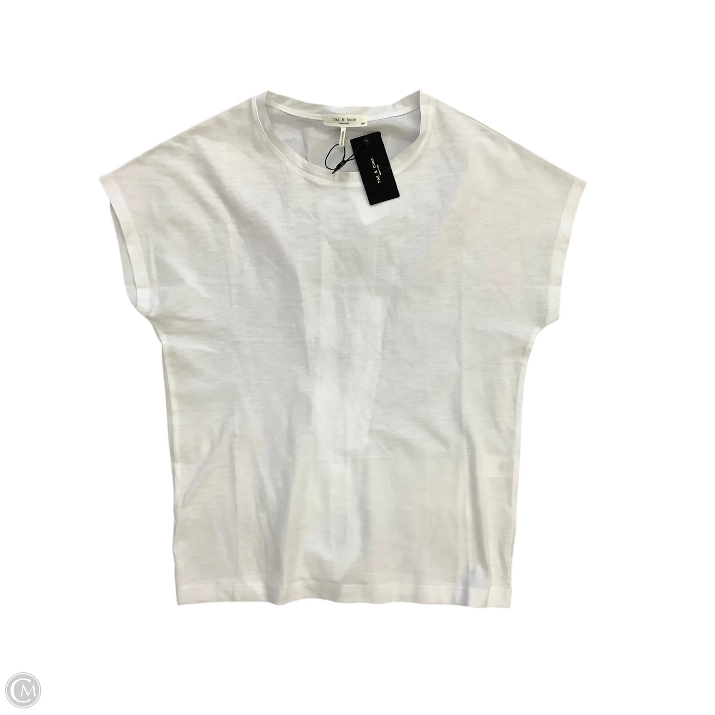 Top Short Sleeve By Rag And Bone In White, Size: S