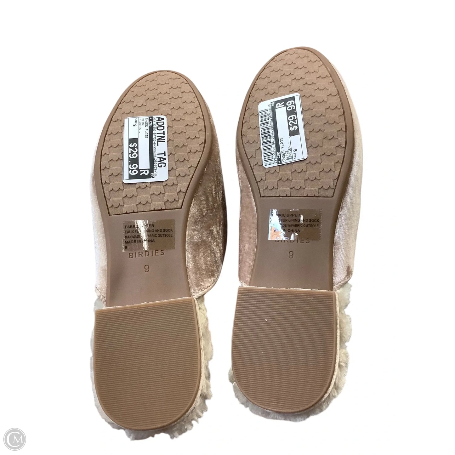Shoes Flats By Cmb In Beige, Size: 9