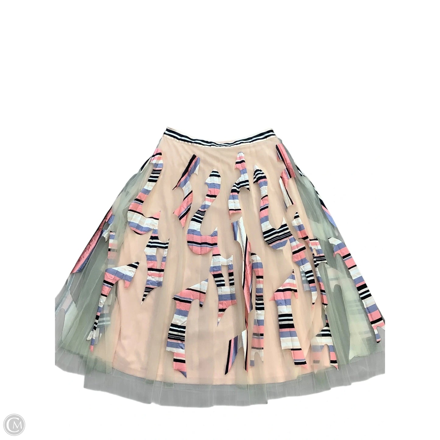 Skirt Maxi By Anthropologie In Peach, Size: L