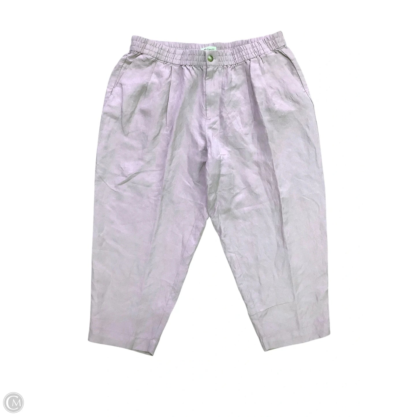 Pants Linen By Madewell In Purple, Size: 1x