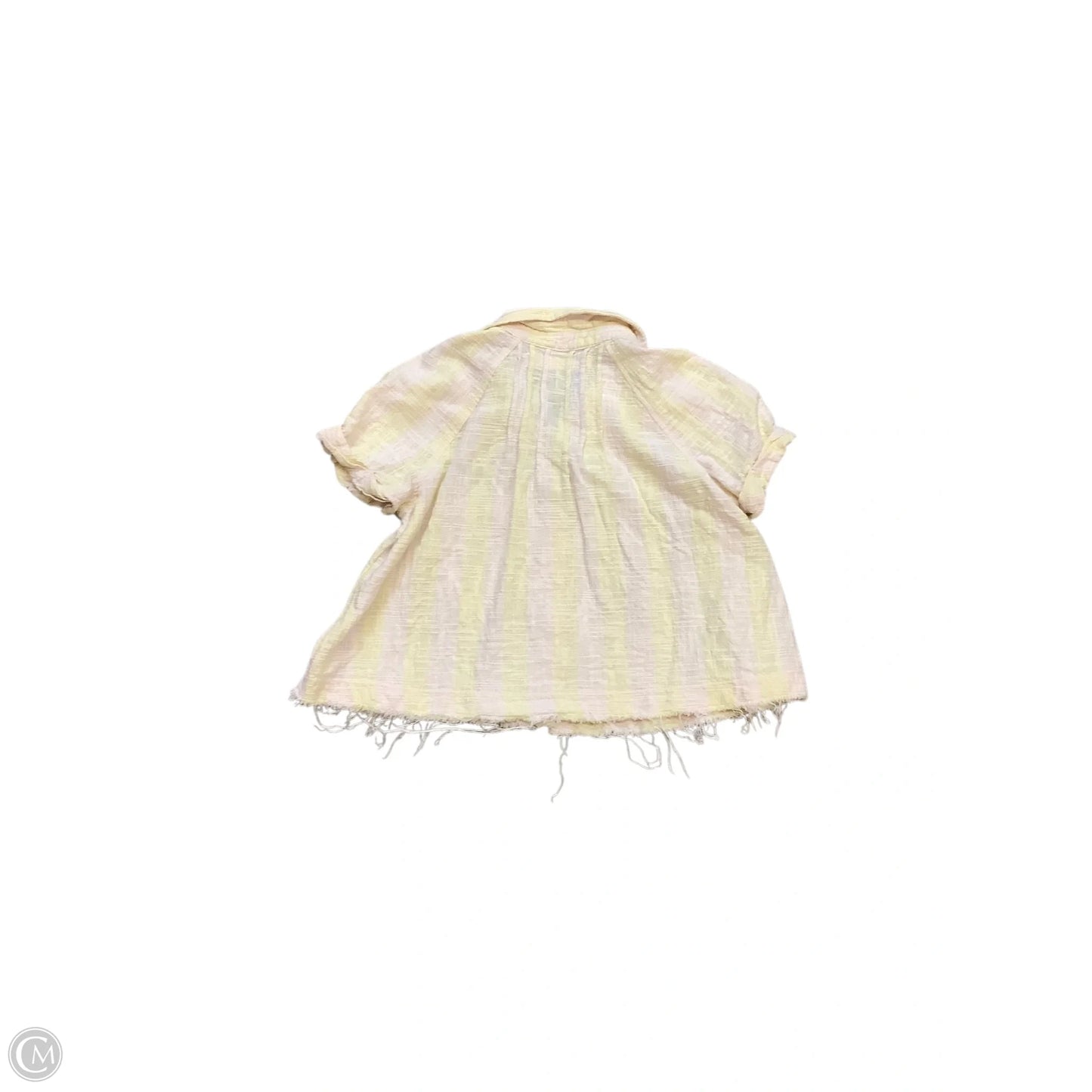 Top Short Sleeve By We The Free In Yellow, Size: Xs