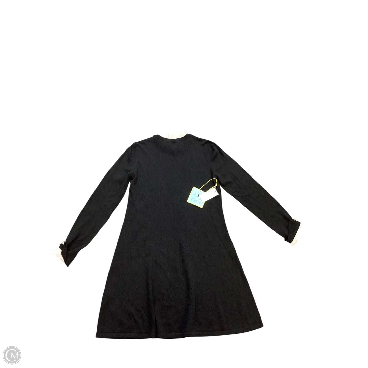 Dress Casual Midi By Cece In Black & White, Size: M