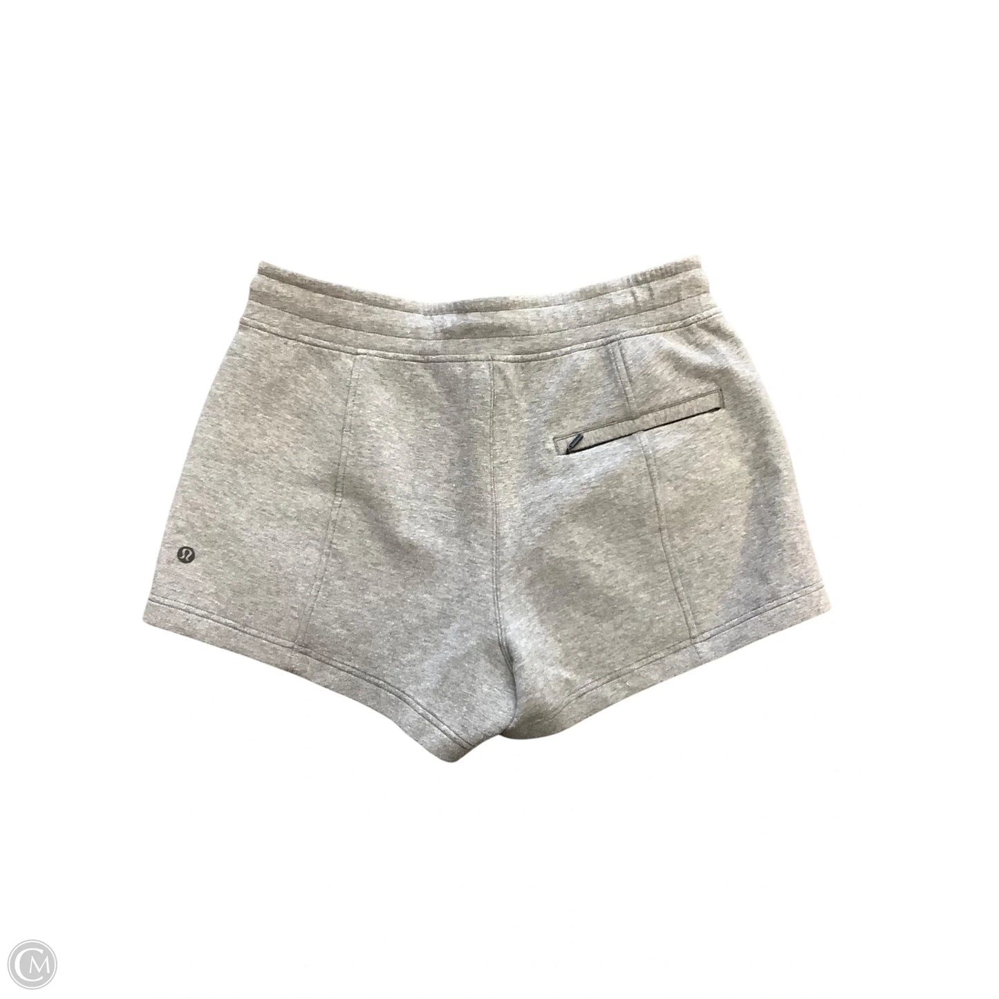 Athletic Shorts By Lululemon In Grey, Size: 8
