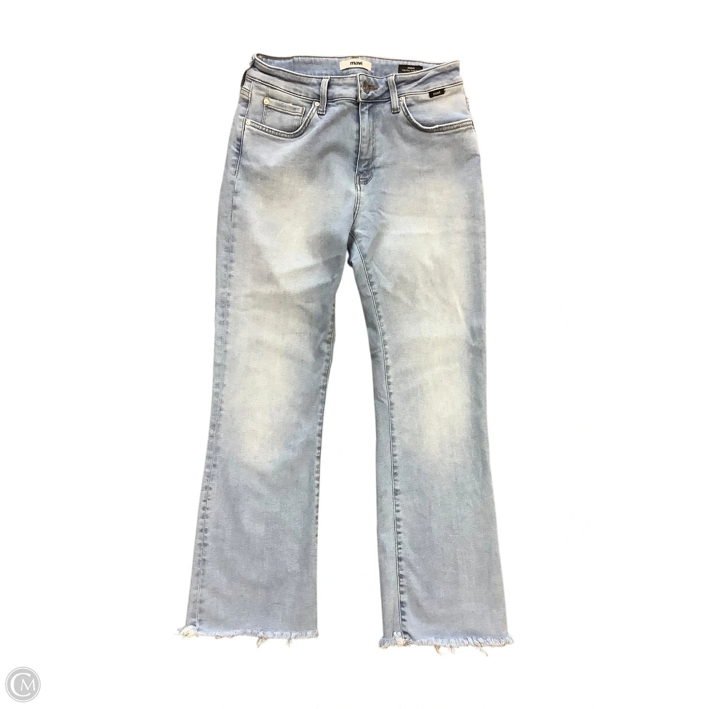 Jeans Flared By Mavi In Blue Denim, Size: 4(28/27)