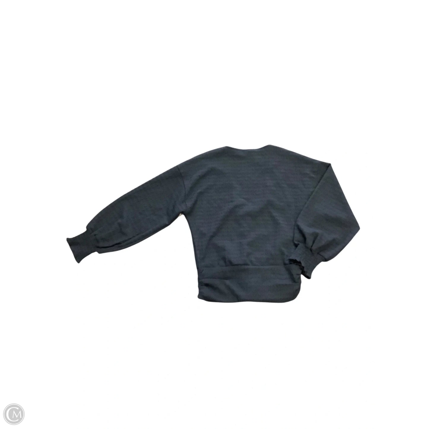Blouse Long Sleeve By Daytrip In Navy, Size: S