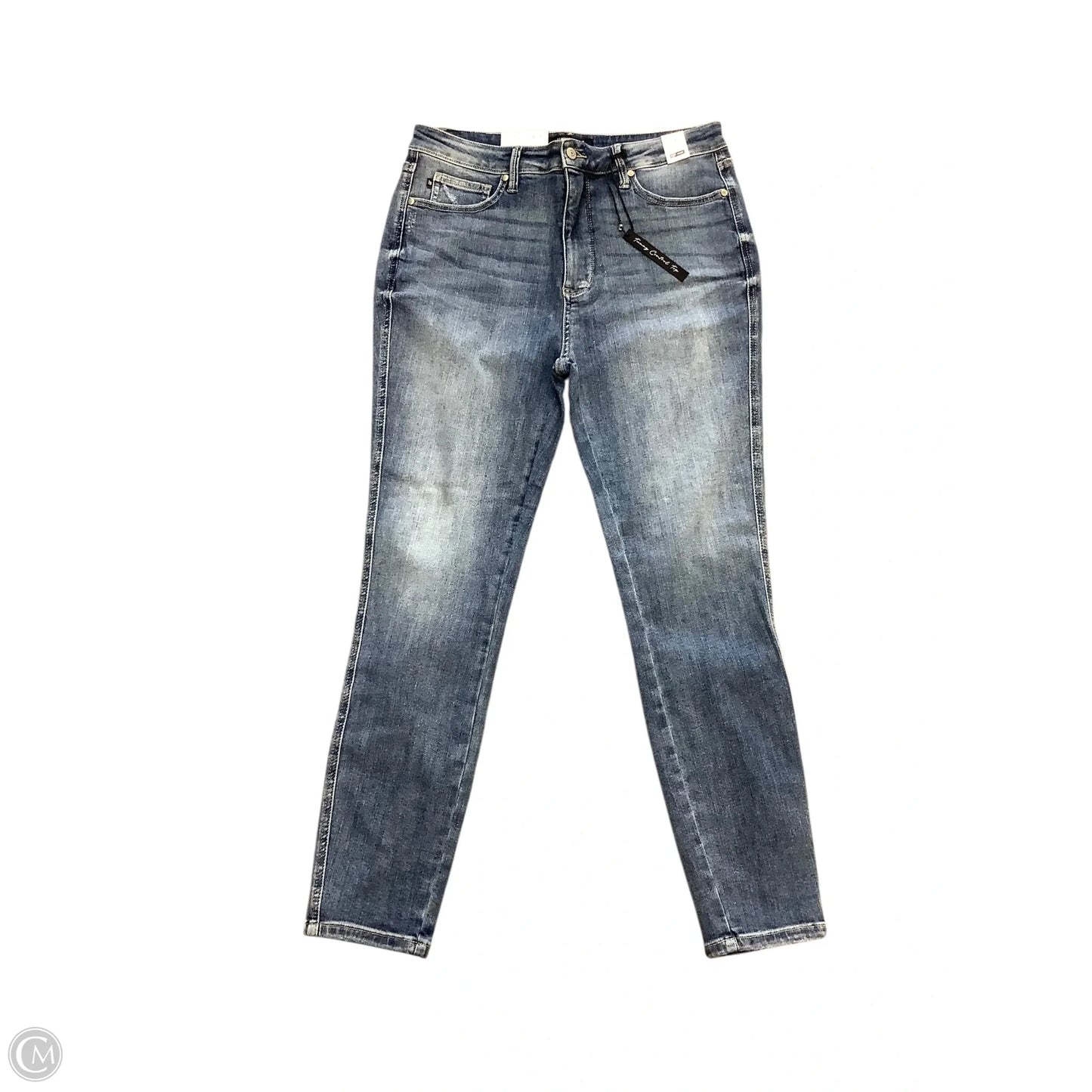 Jeans Skinny By Judy Blue In Blue Denim, Size: 15 (32)