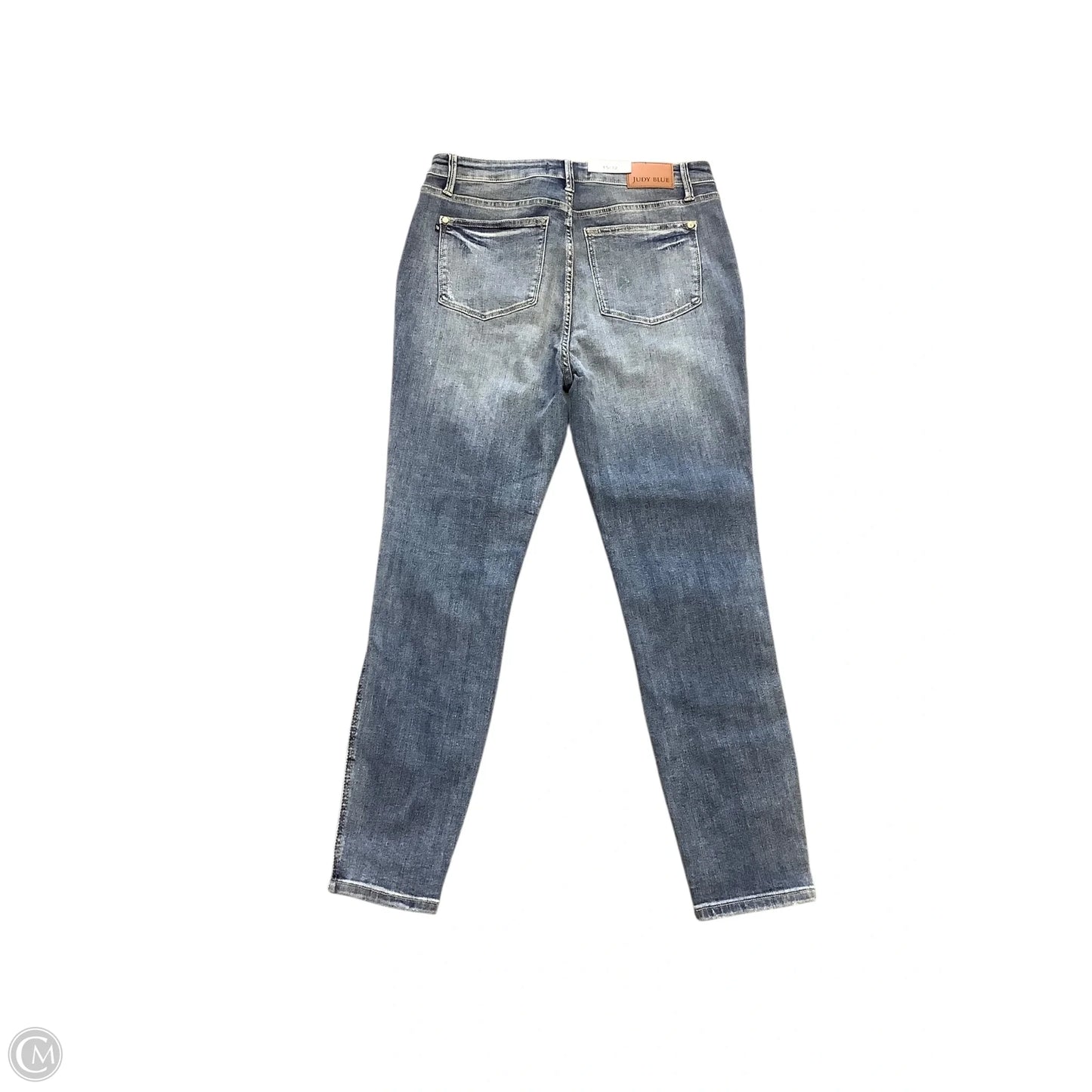 Jeans Skinny By Judy Blue In Blue Denim, Size: 15 (32)