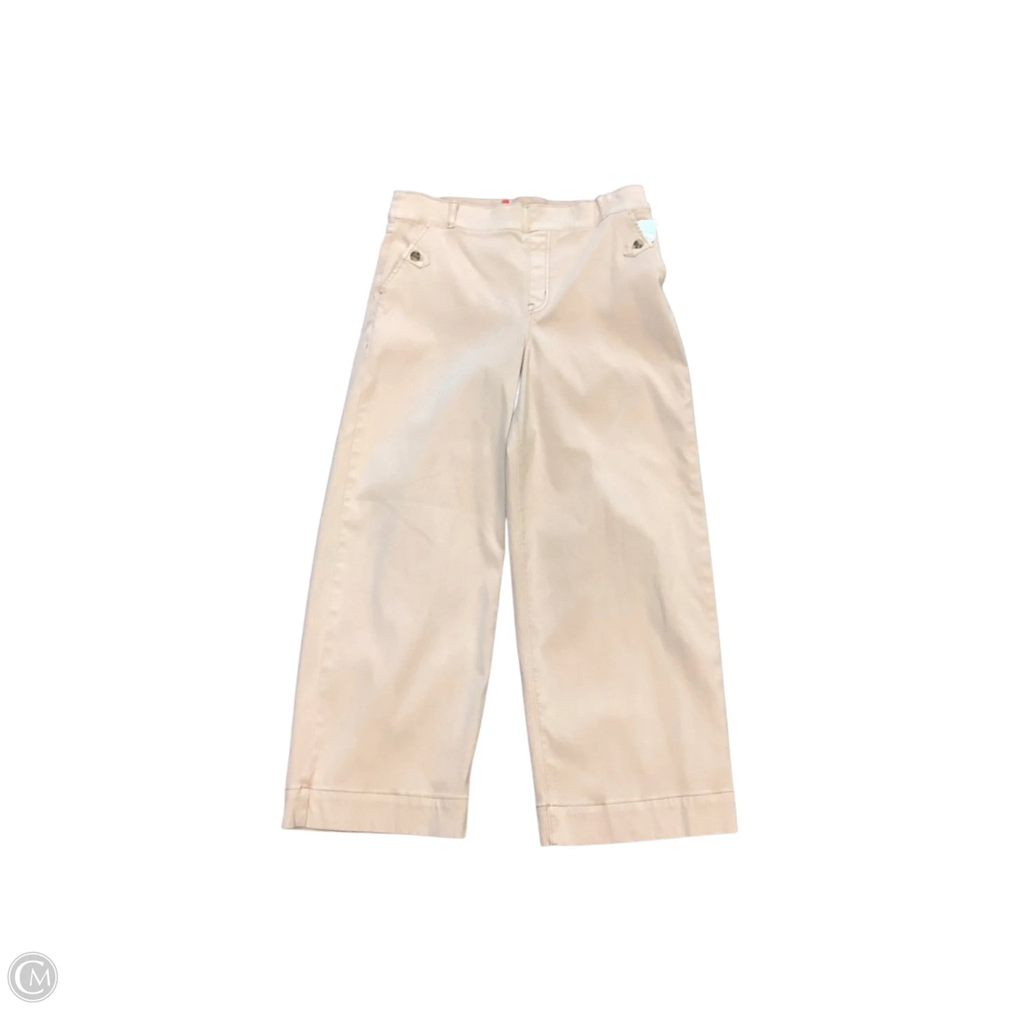 Jeans Wide Leg By Spanx In Tan, Size: Xl